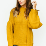 MARIGOLD HALF TURTLENECK SWEATER