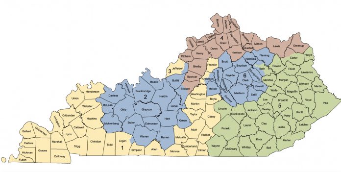 Kentucky is Gerrymandered all to hell and back